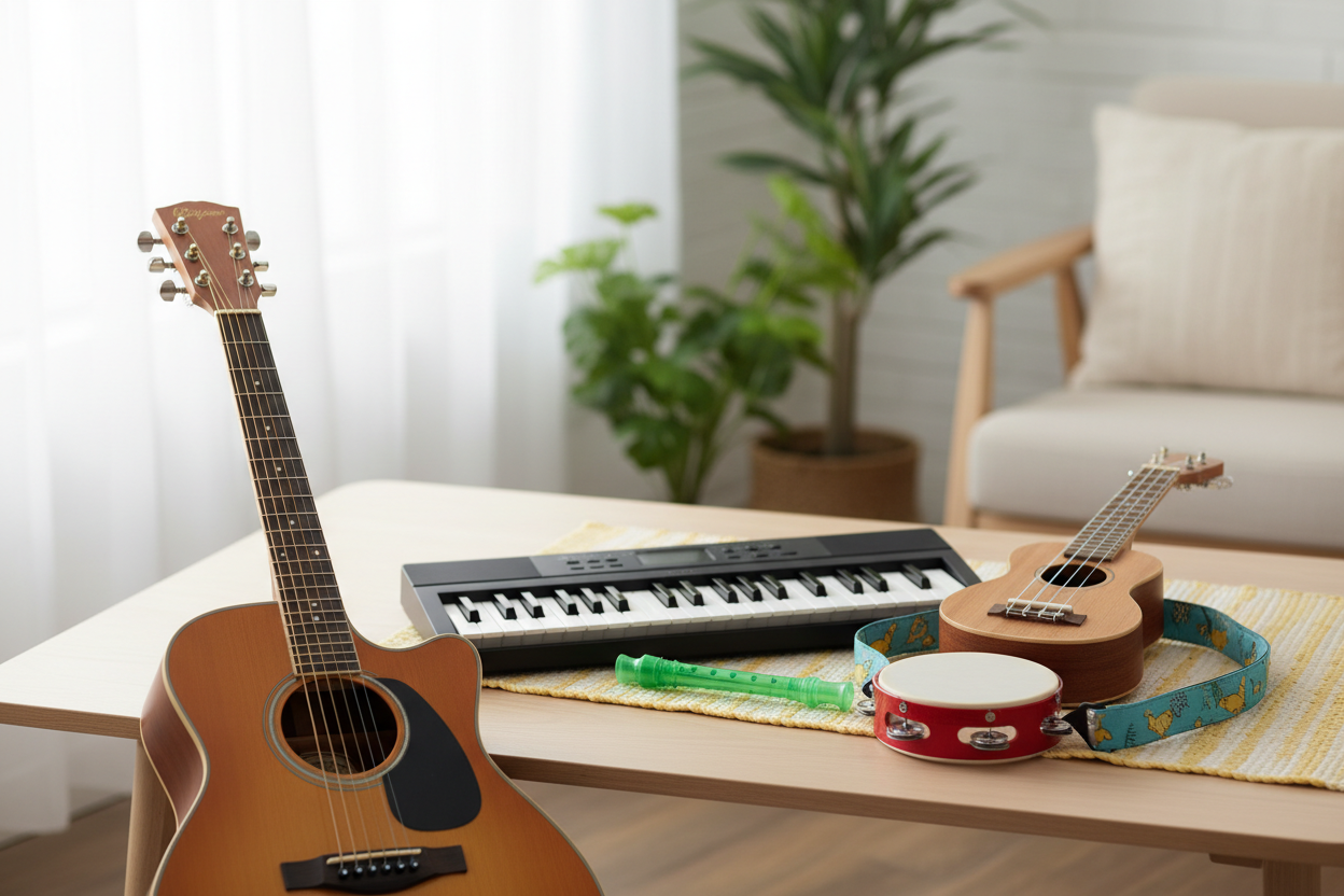 "Top Beginner-Friendly Musical Instruments: A Guide for Kids and Adults"